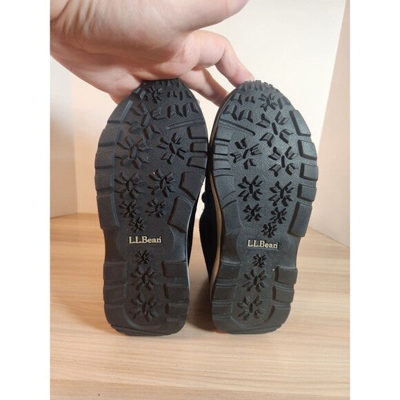 LL BEAN‎ Prima loft Black Suede Winter Snow Hiking Boots Tek-2.5 Womens 7 - Picture 9 of 9